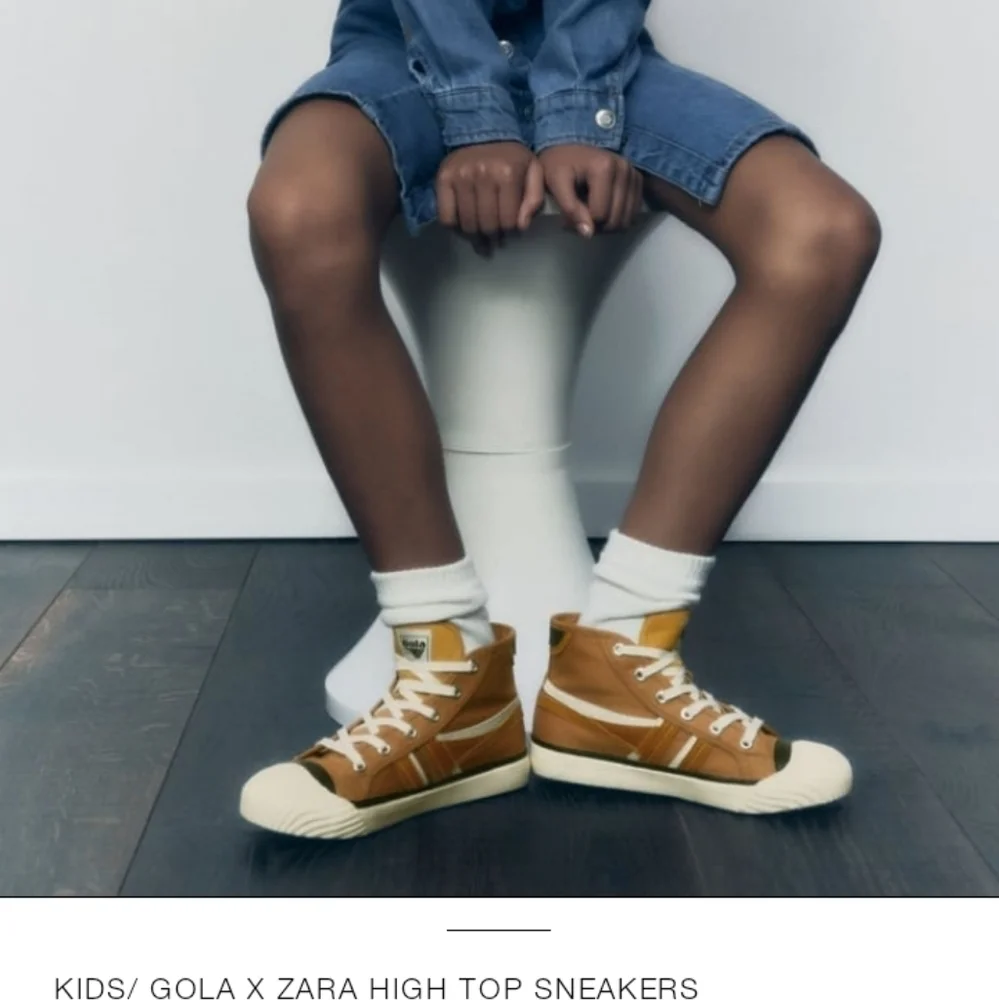 KIDS Gola x zara high top sneakers